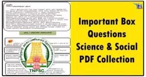 Important Box Questions Science & Social PDF Collection
