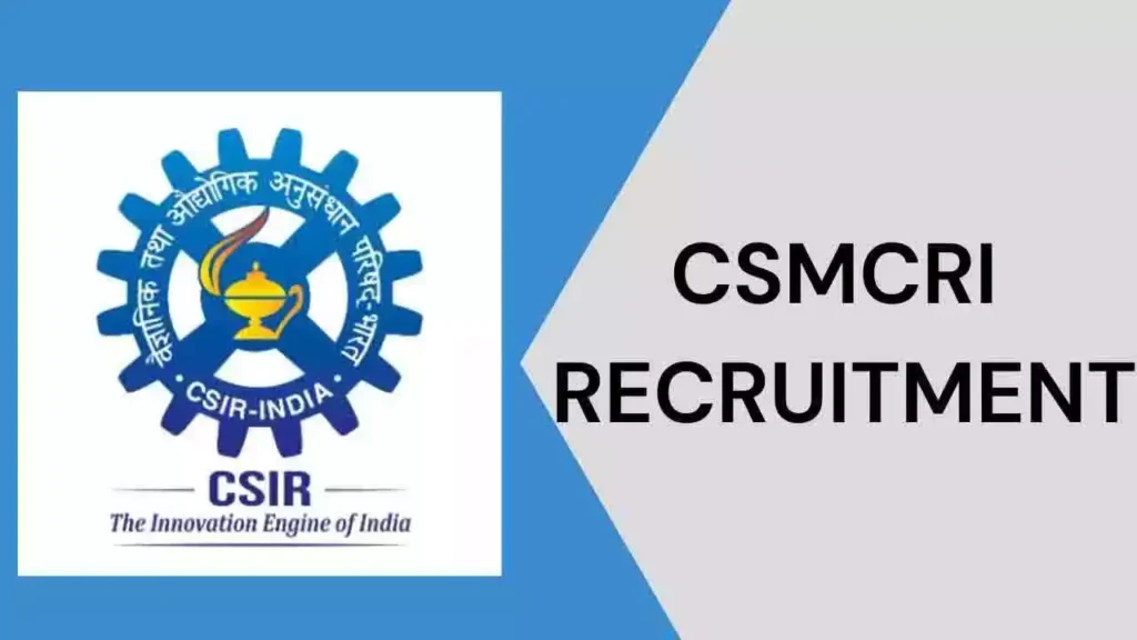 CSIR CSMCRI வேலைவாய்ப்பு 2024 1 CSIR CSMCRI வேலைவாய்ப்பு 2024