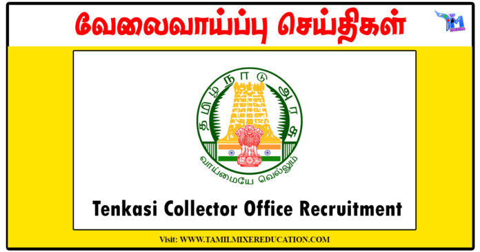10 வகுப்பு, டிகிரி முடித்தவர்களுக்கு தென்காசி கலெக்டர் அலுவலகம் Office Assistant, DEO/Computer Assistant காலிப்பணியிடங்கள் அறிவிப்பு