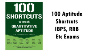 100 Aptitude Shortcuts - IBPS, RRB Etc Exams