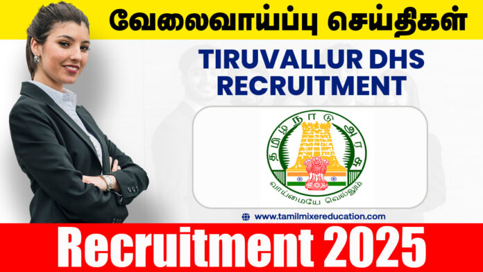 திருவள்ளூர் மாவட்ட நல்வாழ்வு சங்கம் புதிய வேலைவாய்ப்பு அறிவிப்பு வெளியீடு