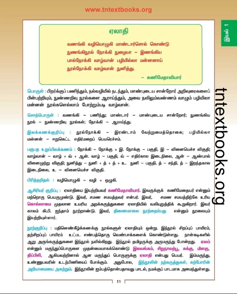 ஏலாதியில்‌ இடம்‌ பெறாத மருந்துப்‌ பொருள்‌