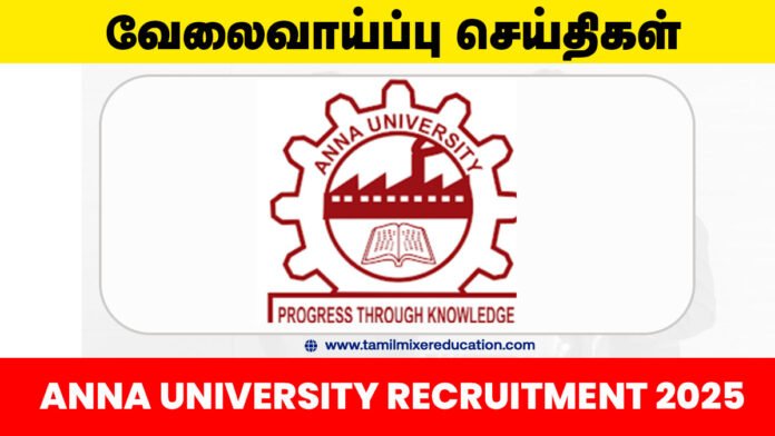 🏛️ அண்ணா பல்கலைக்கழகத்தில் Project Associate-II வேலை – மாதம் ரூ.50,000 சம்பளத்தில் பணியிடம்! 🎓