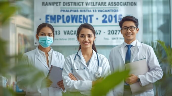 ராணிப்பேட்டை மாவட்ட நல்வாழ்வு சங்கம் வேலைவாய்ப்பு 2025 🏥 – Pharmacist, Hospital Worker & Special Educator (13 காலியிடங்கள்)