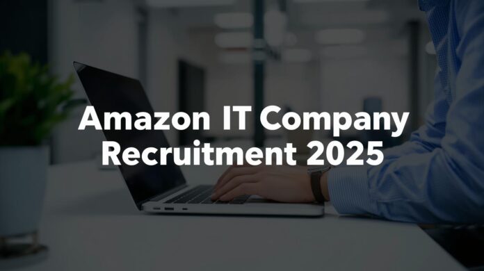 🧑‍💻 Amazon IT Company வேலைவாய்ப்பு 2025 – Software Dev Engineer I பணிக்கு டிகிரி முடித்தவர்கள் விண்ணப்பிக்கலாம்!