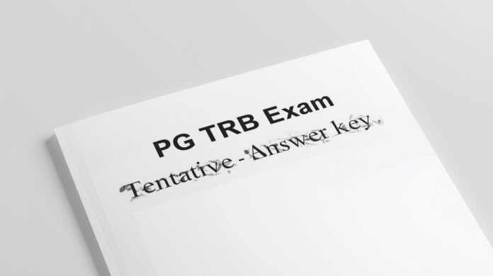 PG TRB Exam 12.10.2025 – Tentative Answer Key (Download PDF)