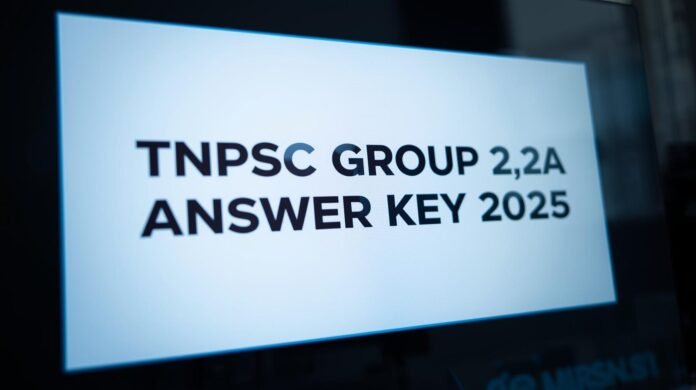 TNPSC Group 2, 2A Answer Key 2025 வெளியீடு 📢 – உத்தேச விடை குறிப்புகள் வெளியானது! ஆட்சேபனை சமர்ப்பிக்க கடைசி தேதி 14ஆம் தேதி