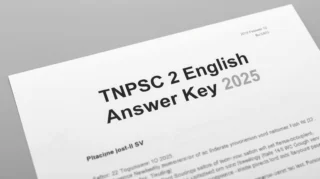 TNPSC Group II, IIA – English Answer Key 2025