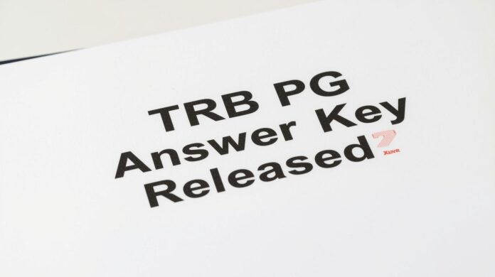 TRB PG Assistant Exam Proposed Answer Key Released