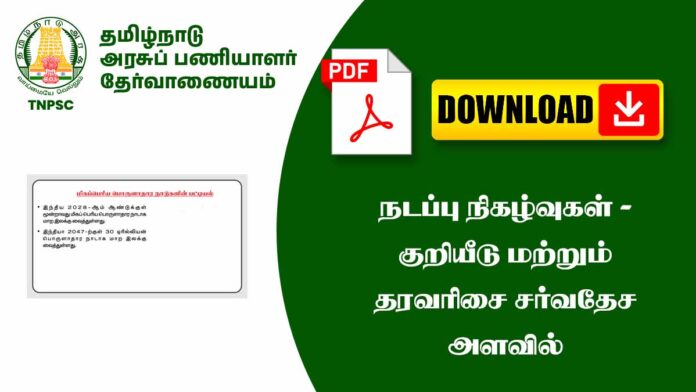 📌 🌍 சர்வதேச அளவில் குறியீடுகள் மற்றும் தரவரிசைகள் – Index & Ranking 2025 PDF 📊
