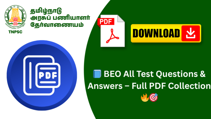 📘 BEO All Test Questions & Answers – Full PDF Collection 🔥🎯
