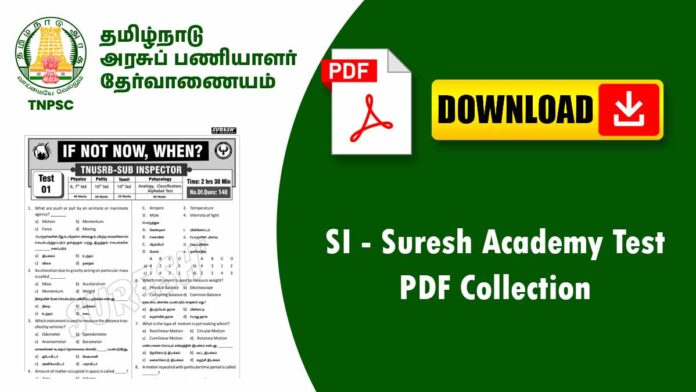 📚 Suresh IAS Academy PDF Collection – TNUSRB Sub Inspector Exam 2025 Study Materials Free Download 🔥