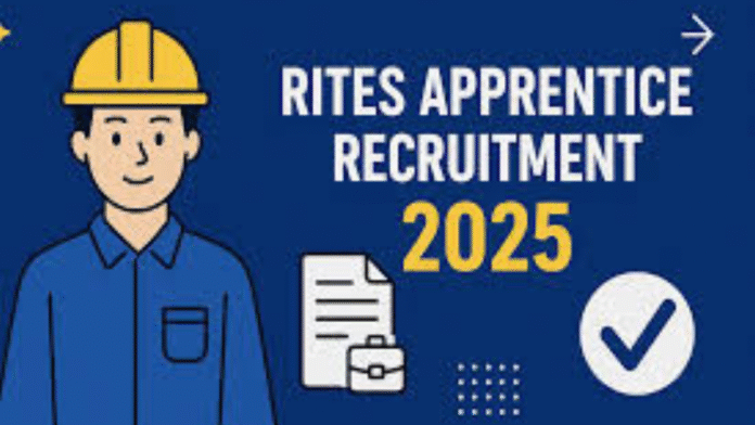 🛤️ RITES Apprentice Recruitment 2025 – 252 காலியிடங்கள் அறிவிப்பு வெளியீடு! 🚀