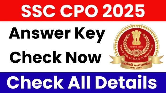 🚨 SSC CPO Paper 1 Answer Key 2025 வெளியானது 🔥 | Objection Last Date – 27.12.2025