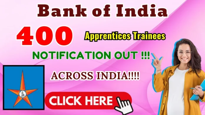 🏦 BOI Apprentice Recruitment 2025 🔥 | 400 Apprentice வேலைகள் | ₹13,000 Stipend | Apply Online