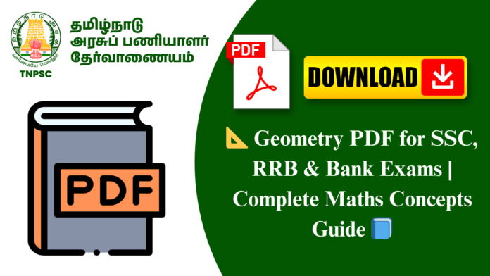 📐 Geometry PDF for SSC, RRB & Bank Exams | Complete Maths Concepts Guide 📘