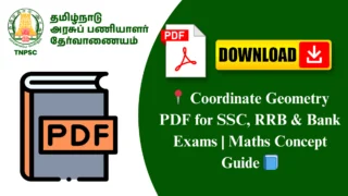📍 Coordinate Geometry PDF for SSC, RRB & Bank Exams | Maths Concept Guide 📘