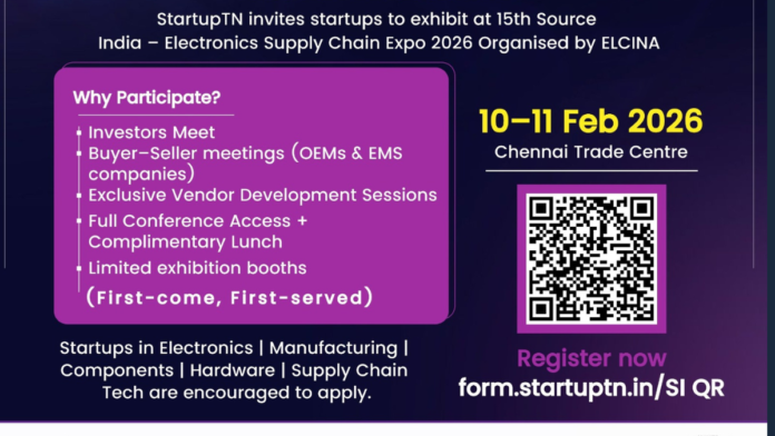 🚀 Tech Startups & Innovators-க்கு StartupTN அழைப்பு | Electronics Supply Chain Expo 2026 🔥