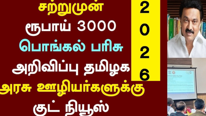 🎉 அரசு ஊழியர்களுக்கு Pongal Bonus | ₹3,000 வரை மிகை ஊதியம் – அரசு உத்தரவு 🔥