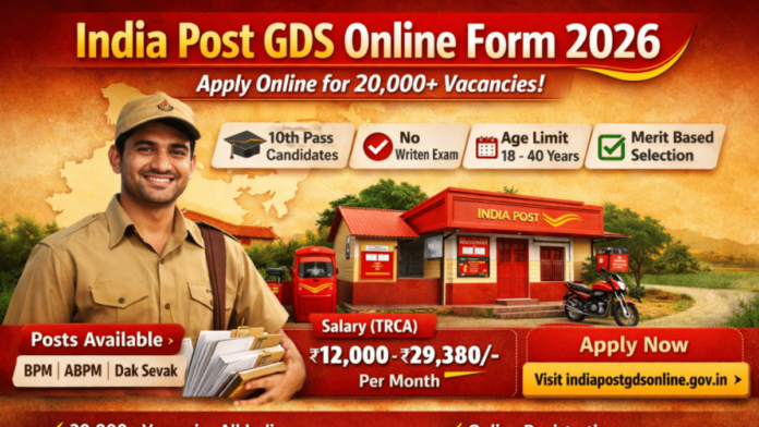 📮 India Post GDS Recruitment 2026 | 28,740 காலிப்பணியிடங்கள் – 10th Pass மத்திய அரசு வேலை 🔥