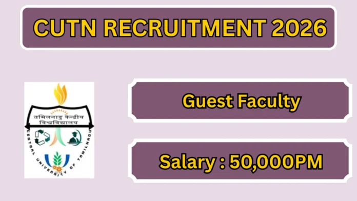 🎓 GRI Dindigul Recruitment 2026 – Guest Faculty வேலை | ₹50,000 Salary 💼