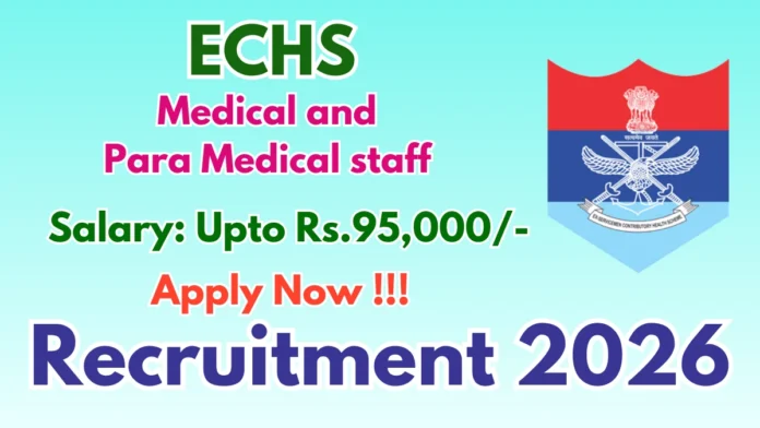 🔥 ECHS Nagaon வேலைவாய்ப்பு 2026 | Pharmacist, Medical Officer, Lab Technician உள்ளிட்ட 8 பணியிடங்கள் 🏥