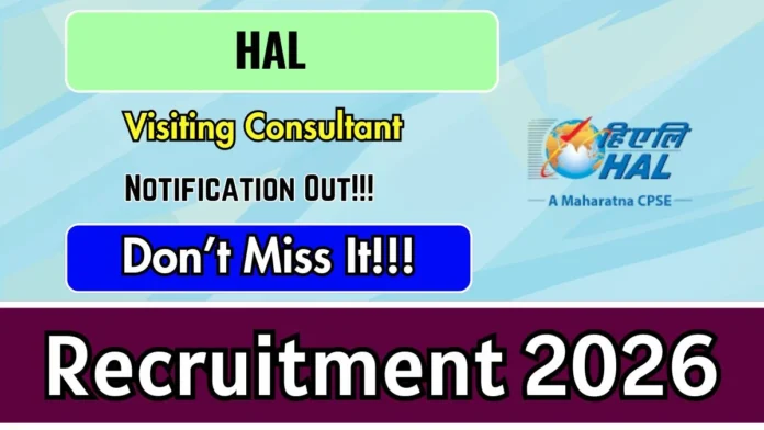 👁️‍🗨️ HAL Nashik Recruitment 2026 – Visiting Consultant (Ophthalmology) | MBBS/MS | ₹20,000 🔥