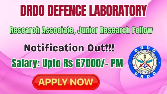 🛡️ DRDO-DLJ Recruitment 2026 🔬 | JRF & Research Associate Walk-in | ₹67,000 சம்பளம்