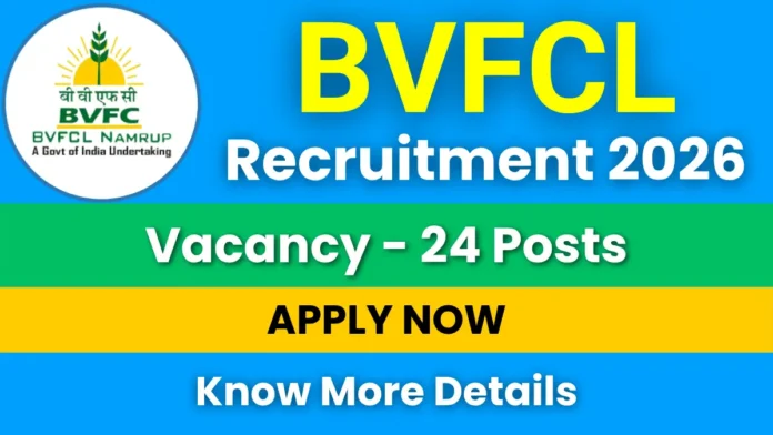 🏭 BVFCL Recruitment 2026: Engineer & Officer Jobs! 24 Vacancy – Apply Online 🔥