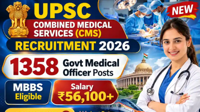 🏥 UPSC Medical Jobs 2026 🔥 1,358 Vacancies | MBBS முடித்தவர்களுக்கு Golden Chance!