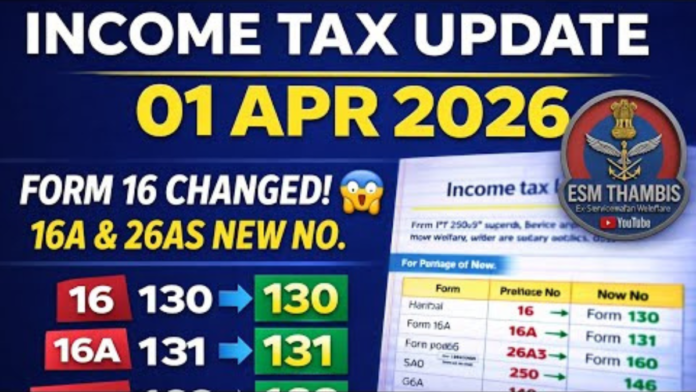 💰 Income Tax New Rules 2026 – Form 16 ரத்து! Form 130 புதிய மாற்றம் 🔥