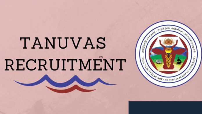📢 TANUVAS Chennai Recruitment 2026 🐄 | Veterinary Graduate Walk-IN | ₹50,000 Salary!