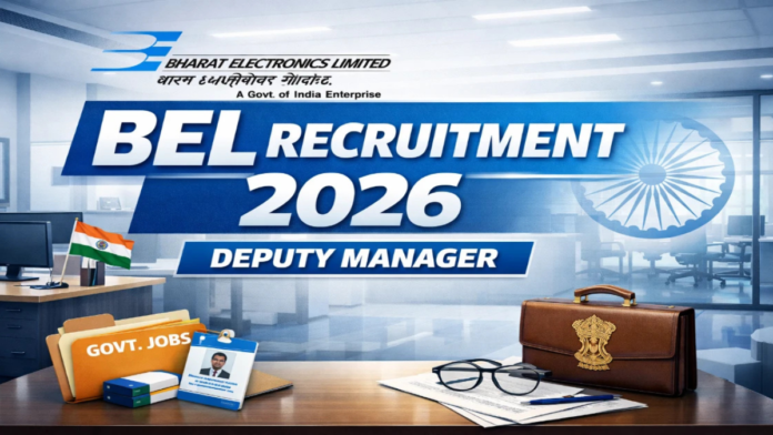 🏭 BEL Chennai Recruitment 2026 – ₹1.8 லட்சம் சம்பளம்! Deputy Manager வேலை 🔥