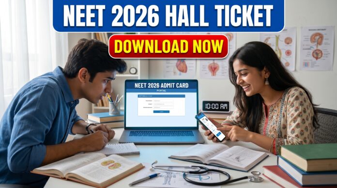 🎫 NEET Hall Ticket 2026 OUT! 🔥 MBBS/BDS Admit Card Download Link + Exam Time Full Details