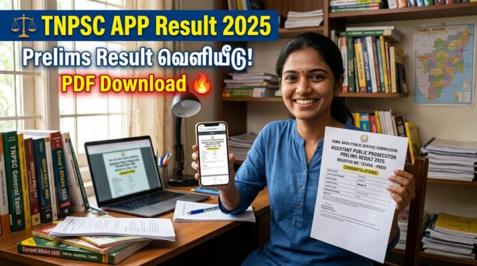 ⚖️ TNPSC Assistant Public Prosecutor Result 2025: Prelims Result வெளியீடு! PDF Download 🔥