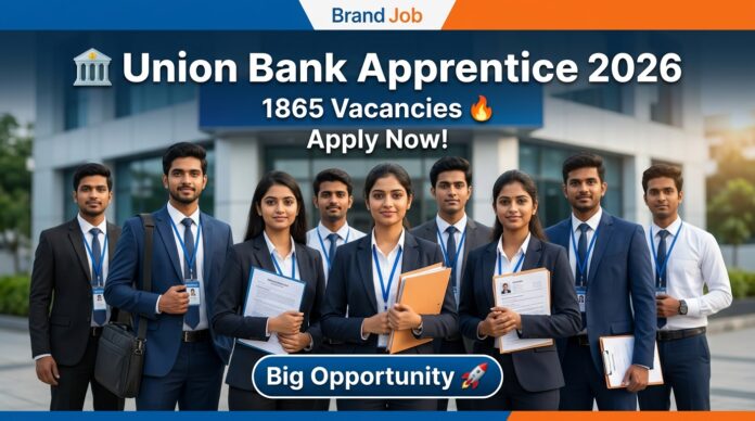 🏦 Union Bank of India Apprentice Recruitment 2026 – 1865 Vacancies 🔥 Apply Now!