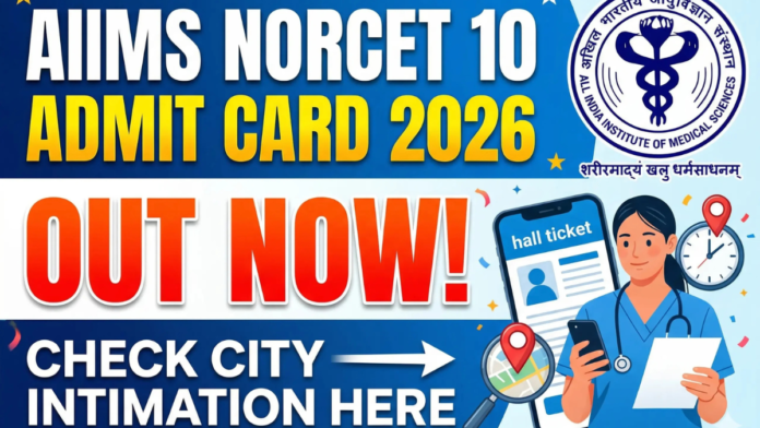 🏥 AIIMS Nursing Officer Hall Ticket 2026 வெளியீடு! Exam Date & Download Link Here 🔥