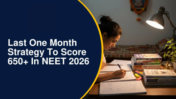 🔥 NEET 2026 Last 1 Month Strategy 🧠 எப்படி படிக்கலாம்? 600+ Score பெற Top Tips!