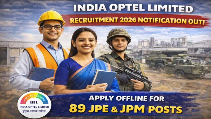 🚀 PSU Job Alert 2026! India Optel Limited Recruitment – ₹1.2 லட்சம் சம்பளம் வரை | Apply Now 🔥