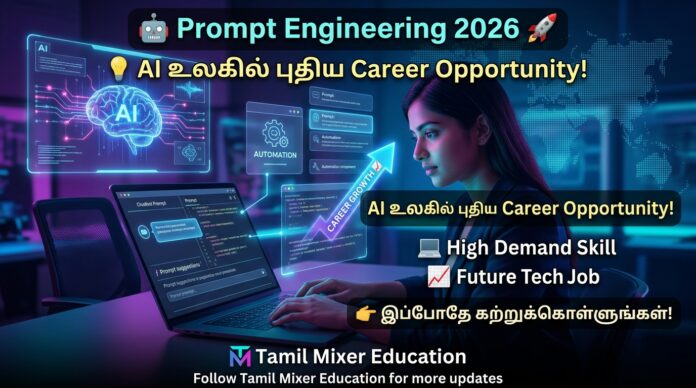 🤖 Prompt Engineering 2026 🚀 AI உலகில் புதிய Career Opportunity!
