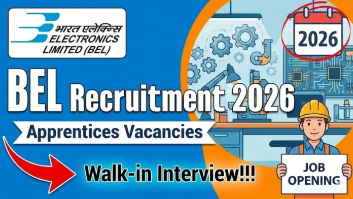 🎓 BEL Apprentice Job 2026 🔥 | B.Com / BBA முடித்தவர்களுக்கு வாய்ப்பு | Walk-in!