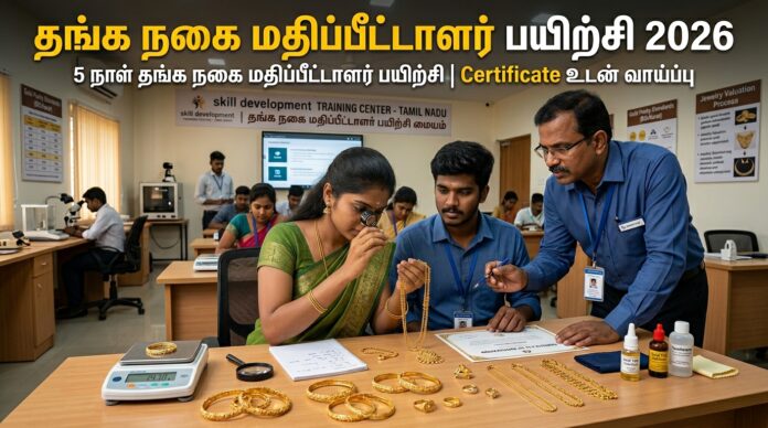 🏆 Gold Appraiser Training 2026! EDII-TN வழங்கும் 5 நாள் தங்க நகை மதிப்பீட்டாளர் பயிற்சி – Certificate உடன் வாய்ப்பு