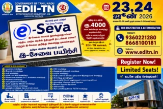 🖥️ EDII-TN e-Sevai Training 2026: 2 நாள் இ-சேவை பயிற்சி + அரசு அங்கீகார சான்றிதழ்!