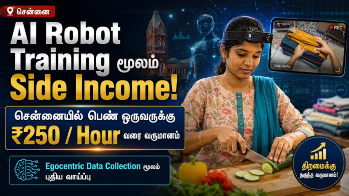 🤖 AI Robot Training மூலம் ₹250/Hour வருமானம்: சென்னையில் இருந்து வைரலான புதிய Side Income!