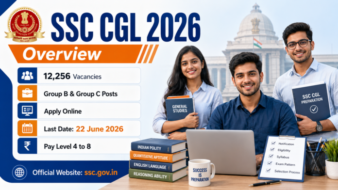 🚨 SSC CGL 2026 Application Reopened: 12,256 Group B & C மத்திய அரசு வேலைவாய்ப்பு – Degree முடித்தவர்கள் உடனே Apply!