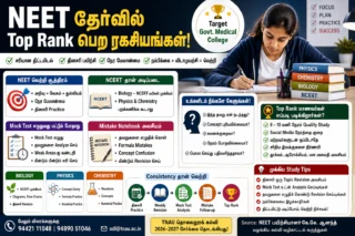 🩺 NEET Top Rank Tips 2026: தினசரி Practice தான் வெற்றிக்கான Secret!
