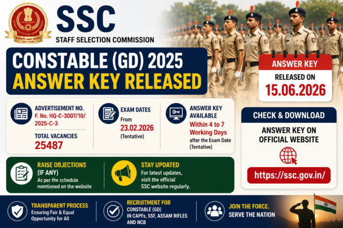 *🚨 SSC GD Constable Answer Key 2026 வெளியானது! Response Sheet & Objection Link இங்கே*