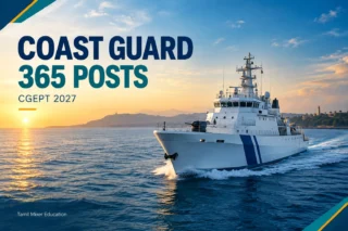 Indian Coast Guard CGEPT 2027 — 365 பணியிடங்களுக்கான கடலோர காவல் கப்பல் விளக்கப்படம்