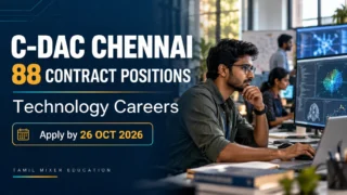 C-DAC Chennai Recruitment 2026 – 88 contract positions