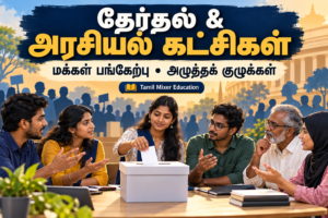 தேர்தல், அரசியல் கட்சிகள் மற்றும் அழுத்தக் குழுக்கள் — தமிழ் குடிமையியல் பாடப்பகுதி